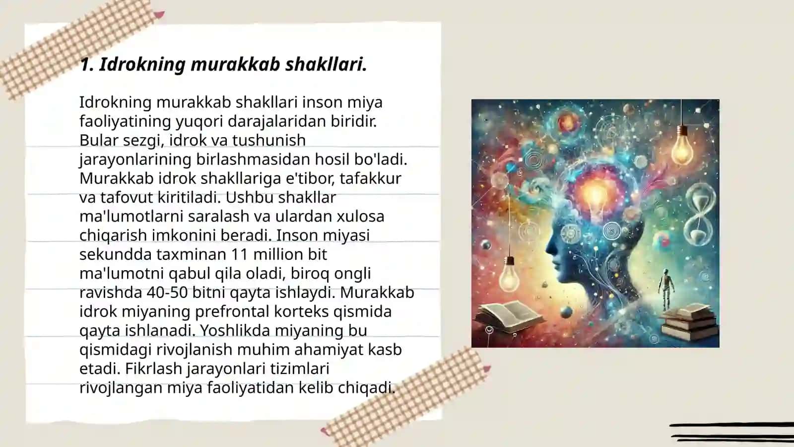 Idrokning murakkab shakllari va ularni oʻrganish metodlari 3
