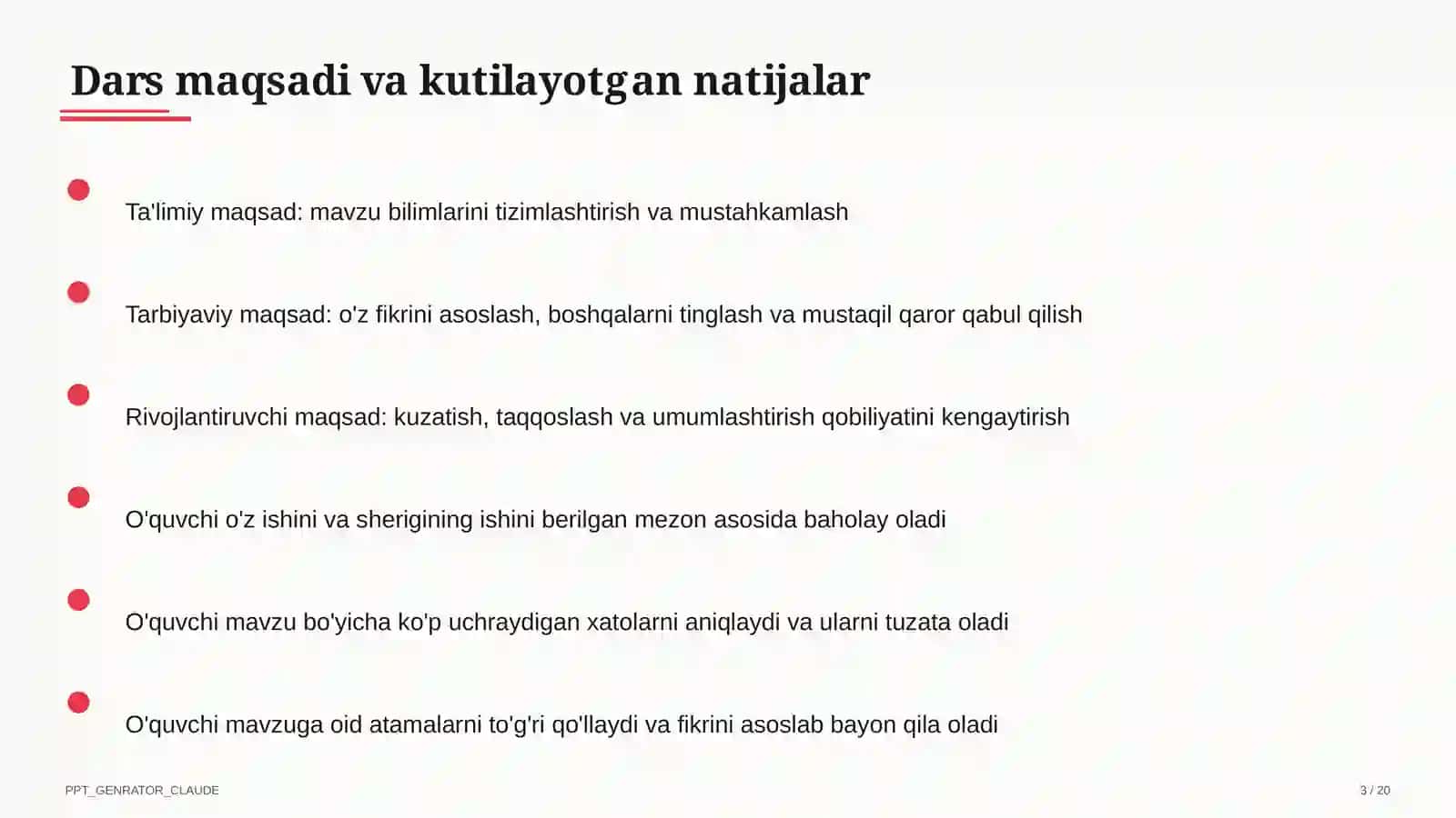 Job interview and career vocabulary (11-sinf) 3