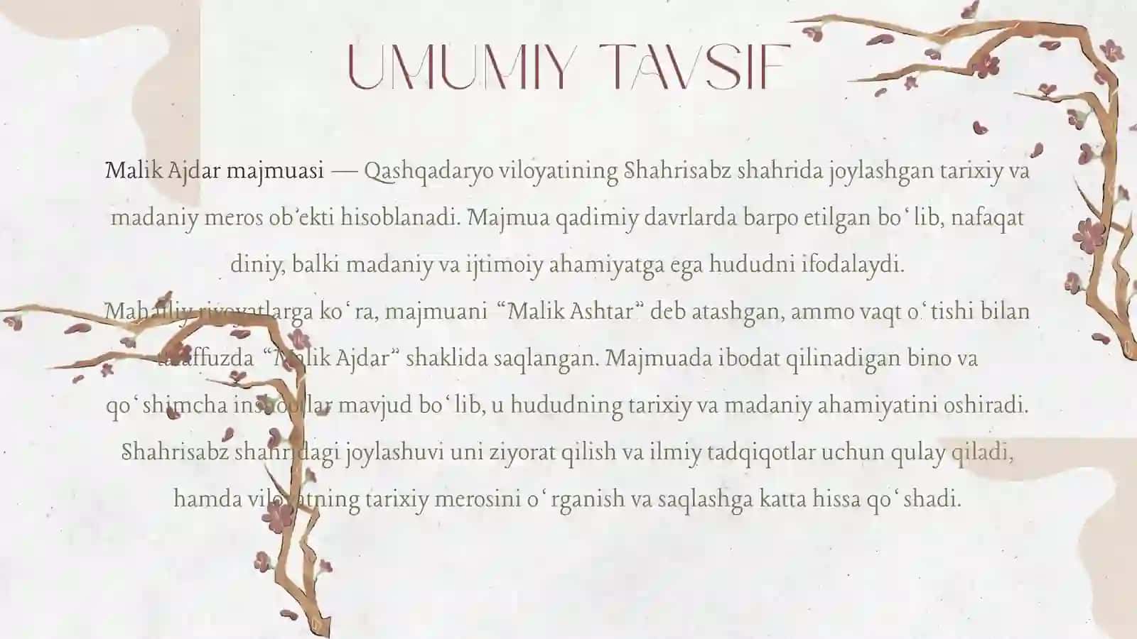 Malik Ajdar majmuasi 3