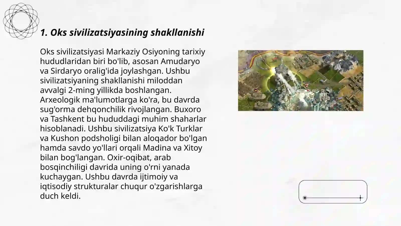 Oks sivilizatsiyasi haqida umumiy tushunchalar 3