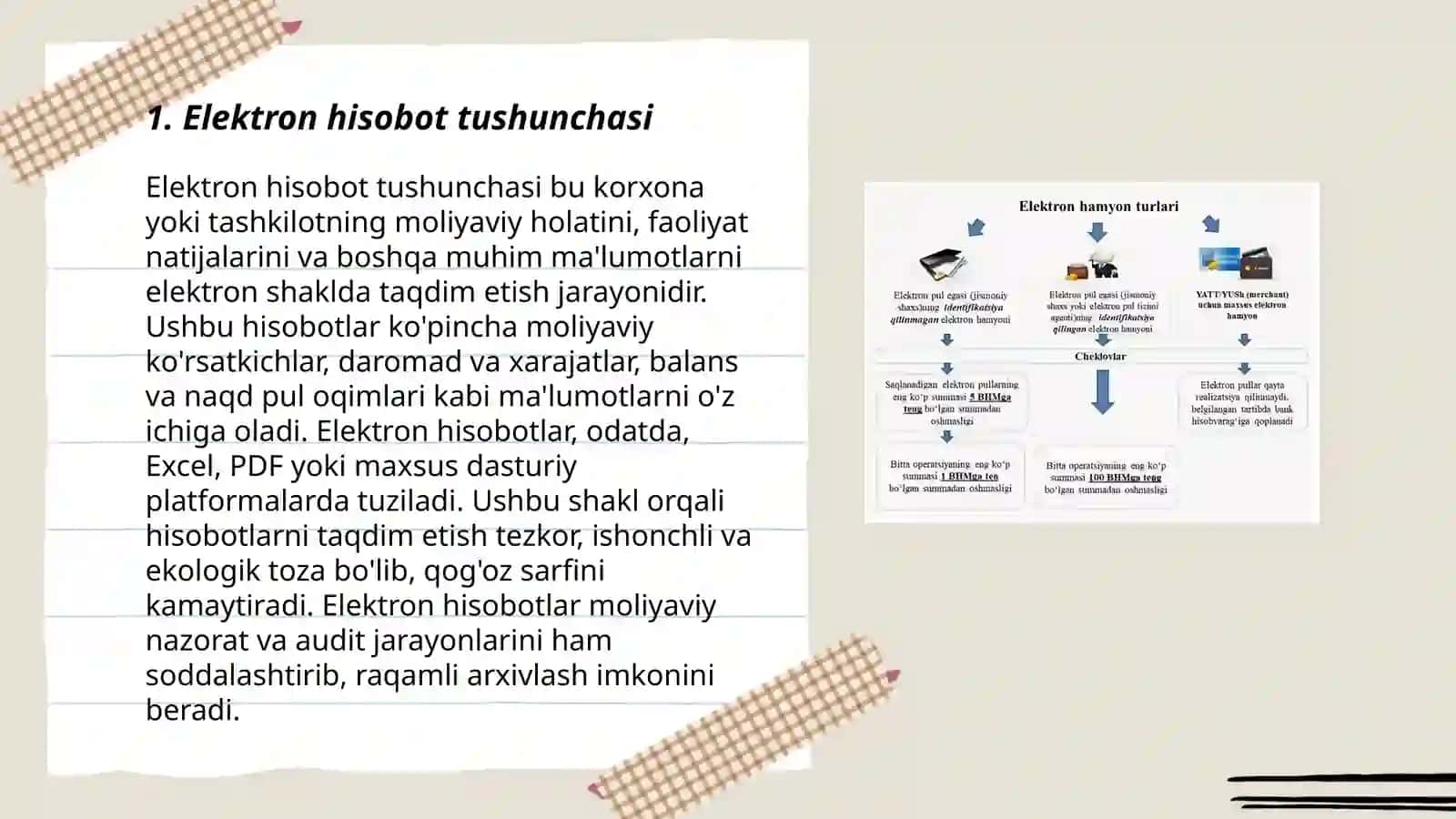 Elektron hisobot va uni junatish tartibi 3