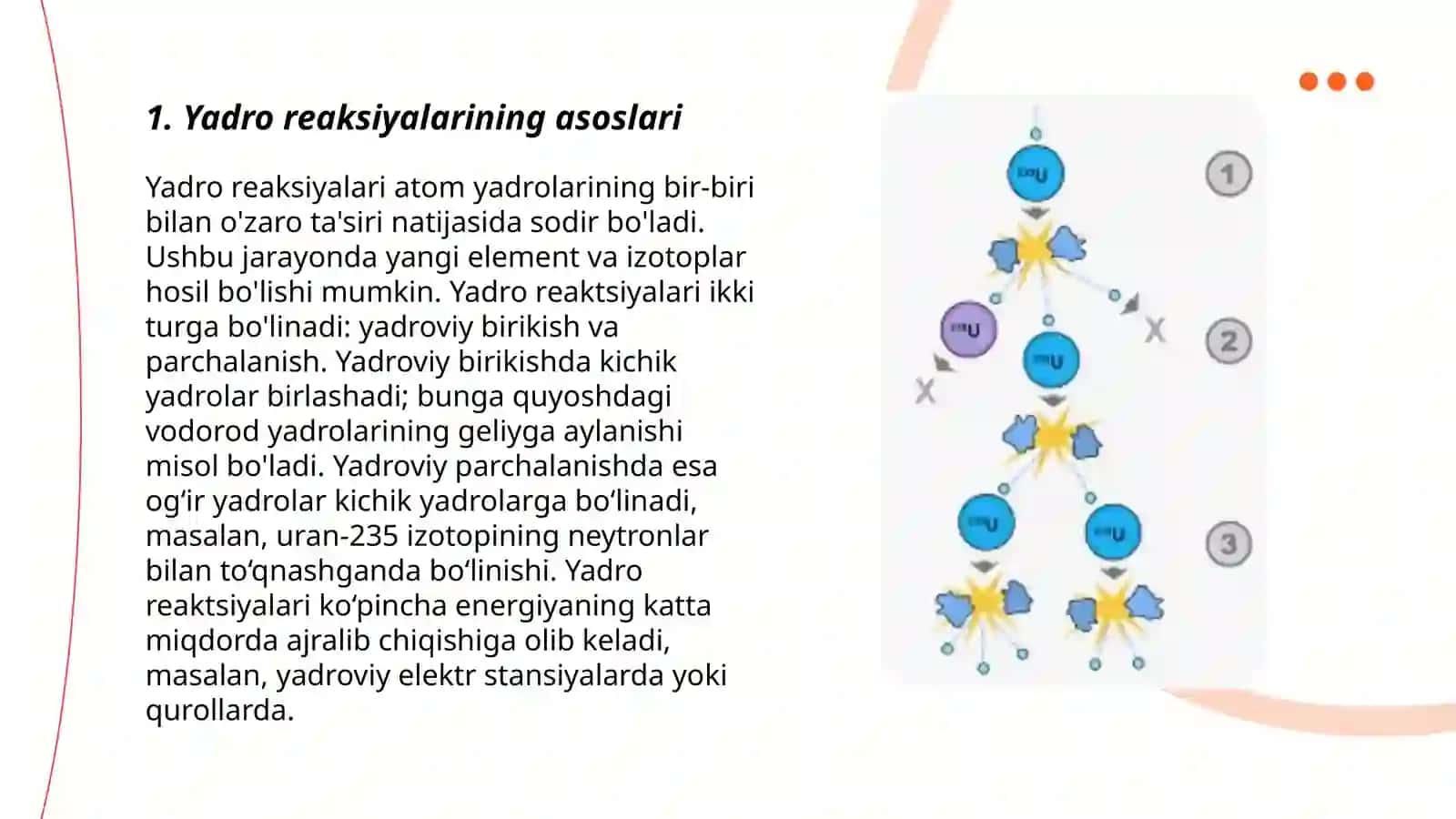 Yadroviy reaksiyalar 3