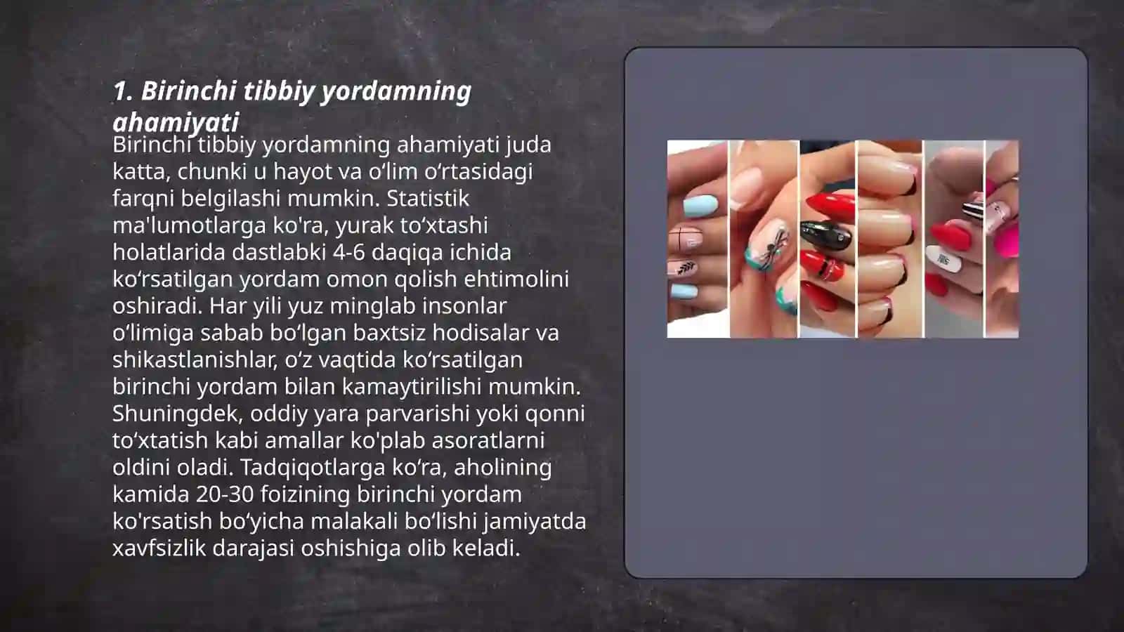 Birinchi tez tibbiy yordamning ahamiyati 3