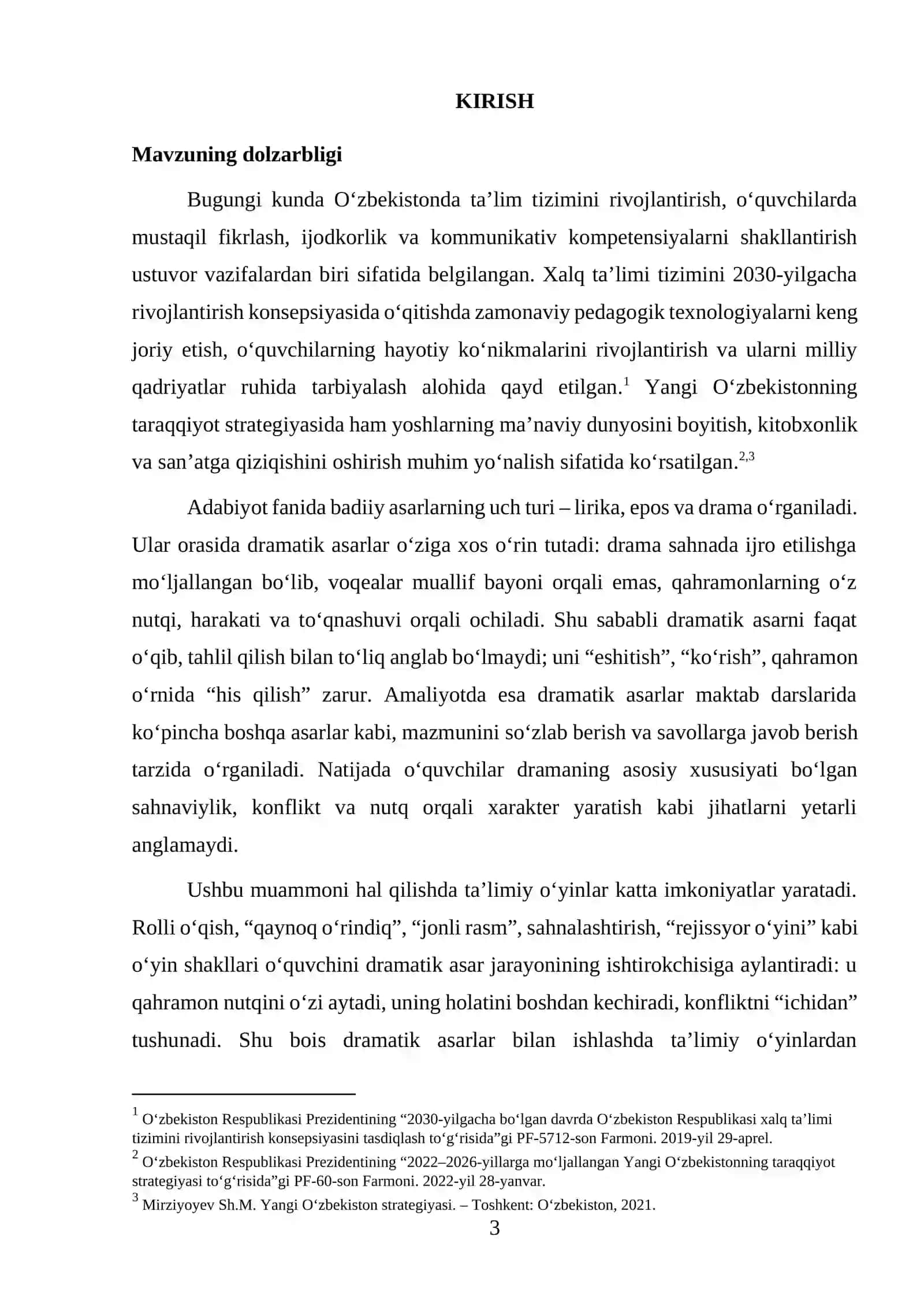 DRAMATIK ASARLAR BILAN ISHLASHDA TA’LIMIY O‘YINLARDAN FOYDALANISH 3