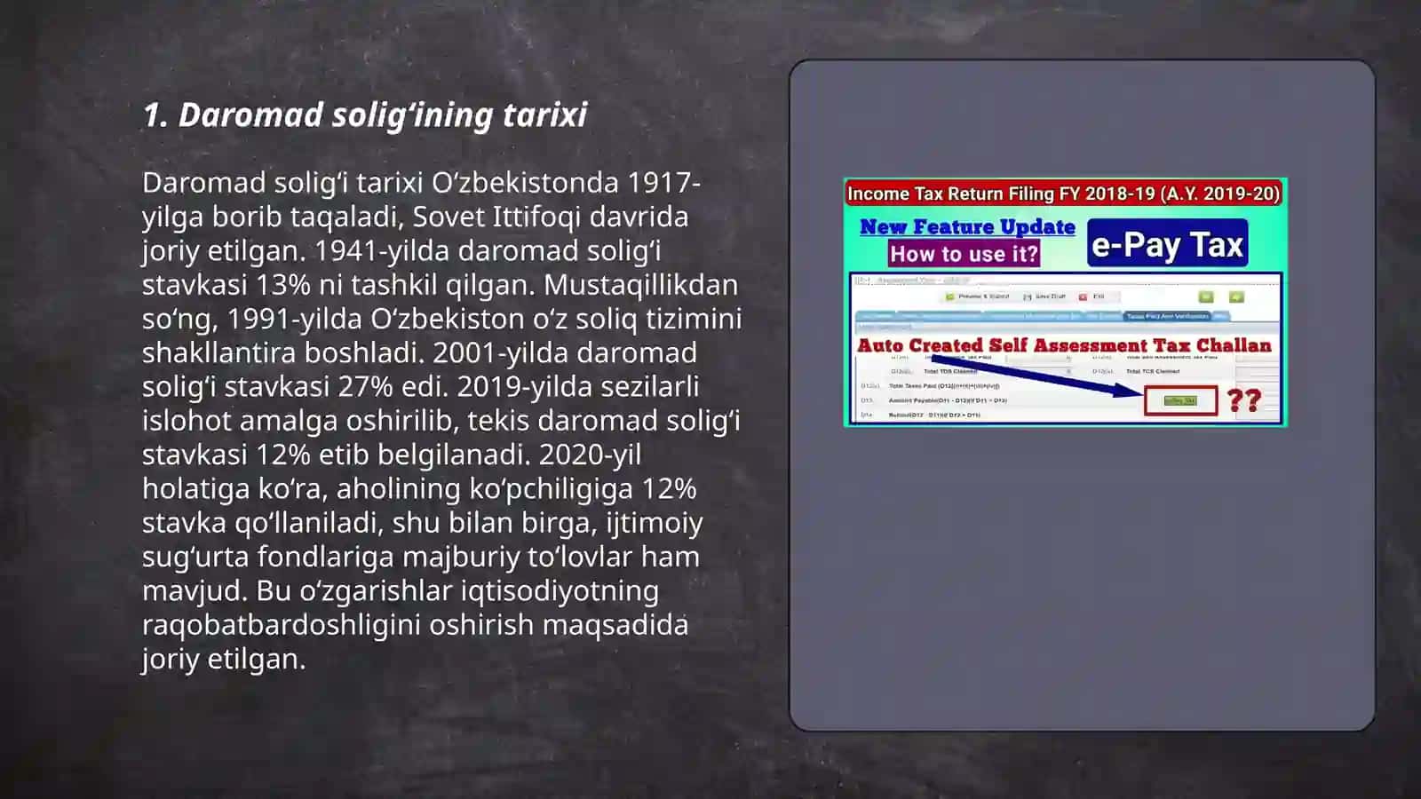 Daromad soligʻi 3