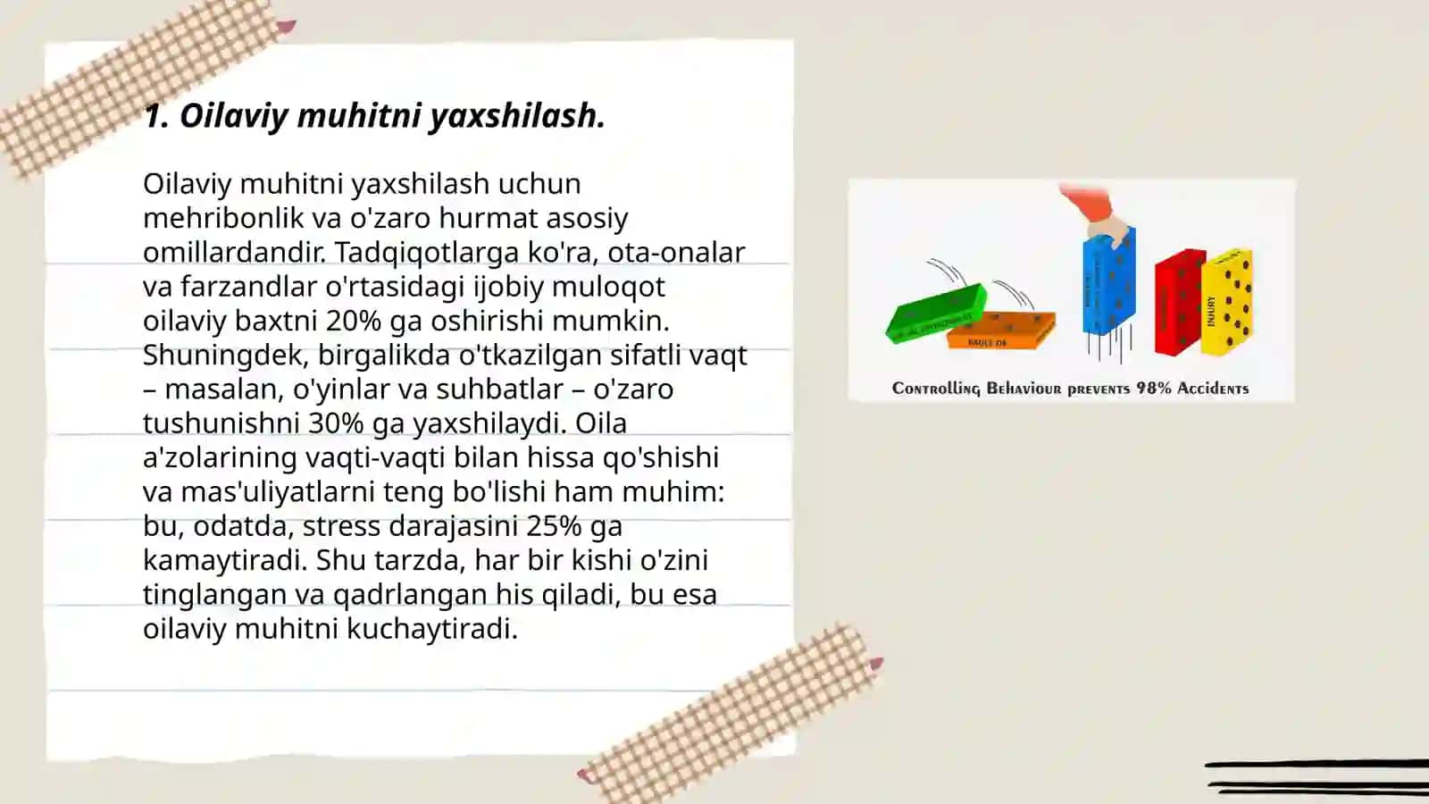 Og‘ishgan Xulqni Oldini Olish 3
