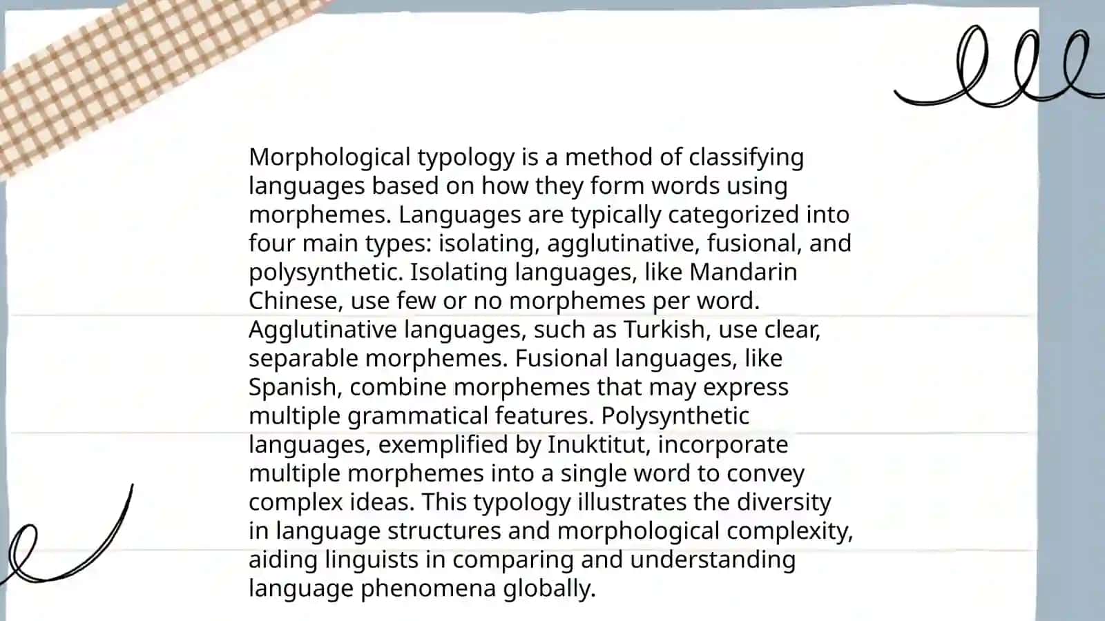 Typology of grammatical system (Tilshunoslik turi tipologiyasi) 3