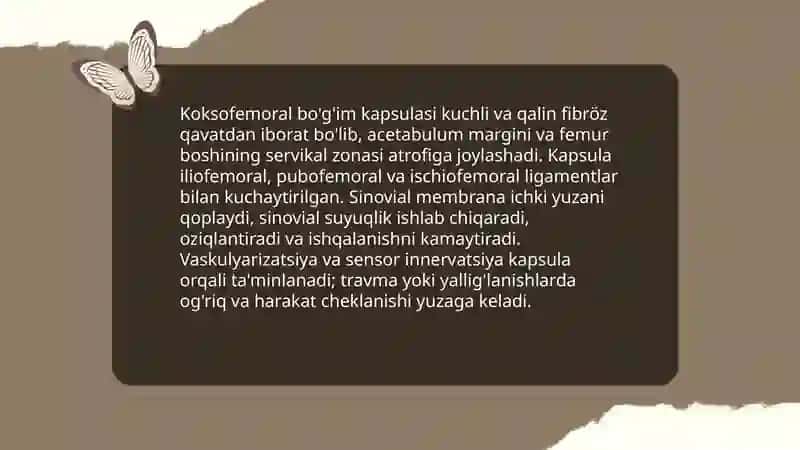 Chanoq kamari erkin oyoq suyaklarining birlashuvi 3