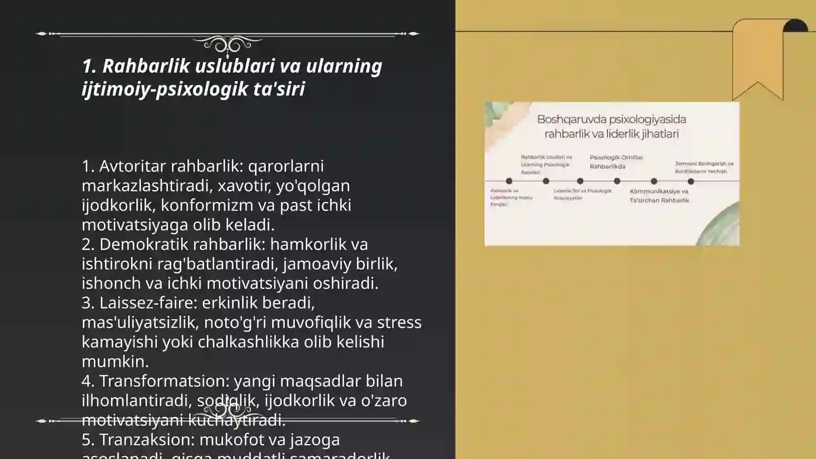 Sotsial psixologiyada boshqaruv muammosi 3