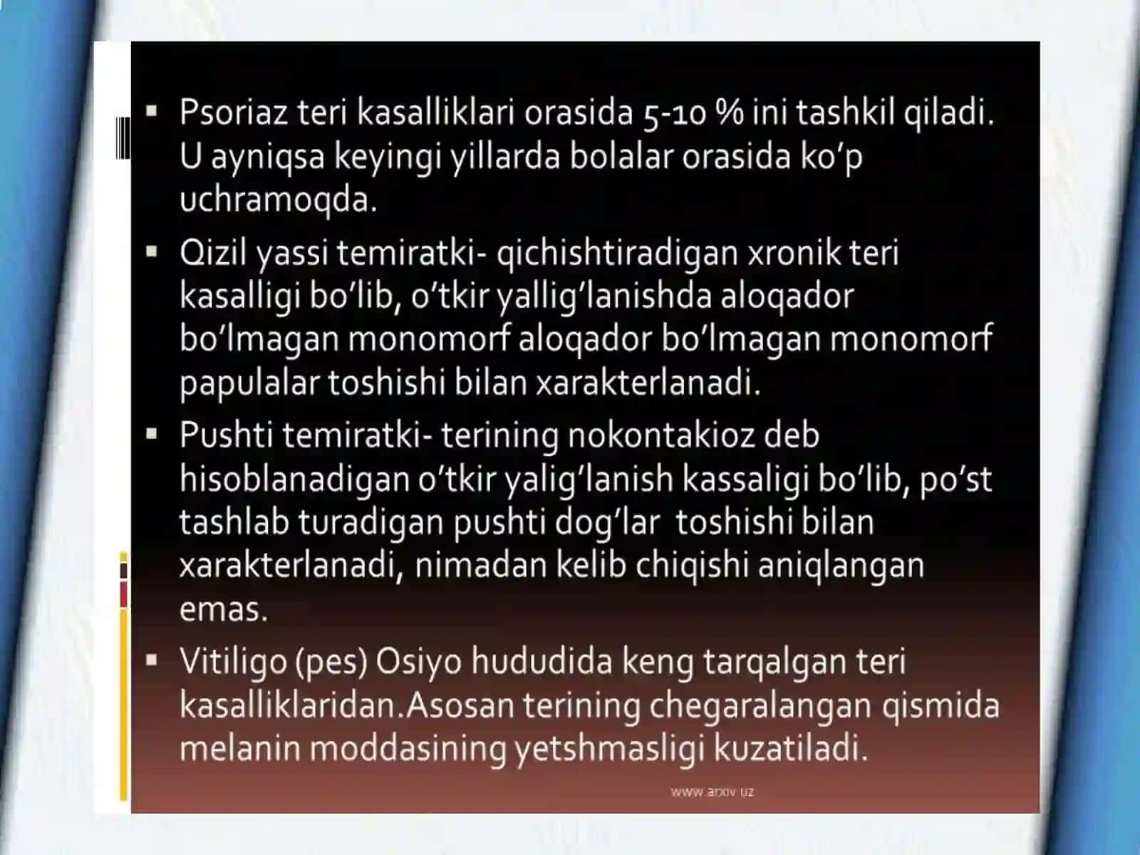 Turli organ va to’qimalar radiosezgirligi 3