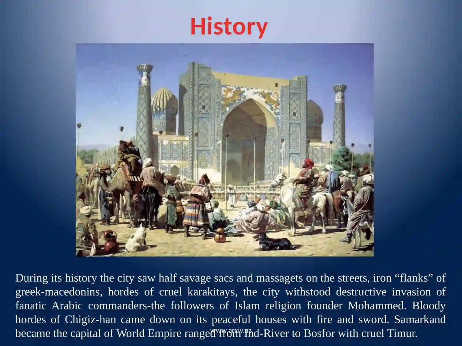 Monuments of Samarkand 3