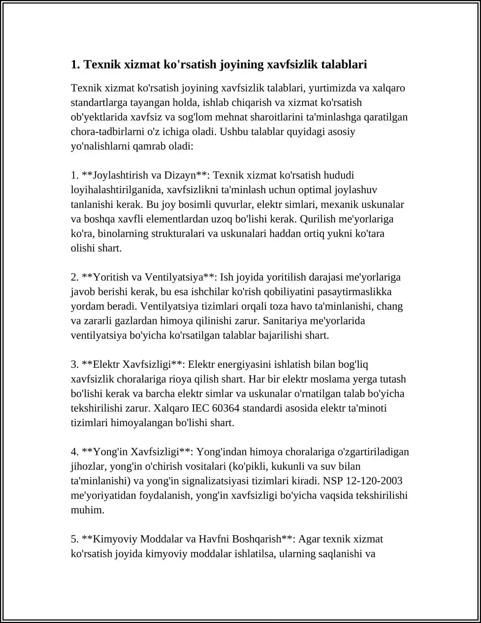 TRAKTORLAR VA AVTOMOBILLARGA TEXNIK XIZMAT KOʻRSATISHD AXAVFSIZLIK TEXNIKASI 3