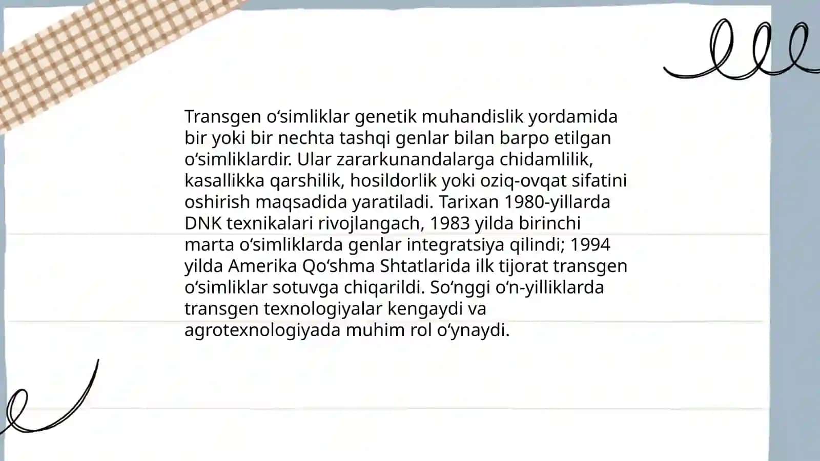 Transgen o‘simliklar va ularning afzalliklari 3