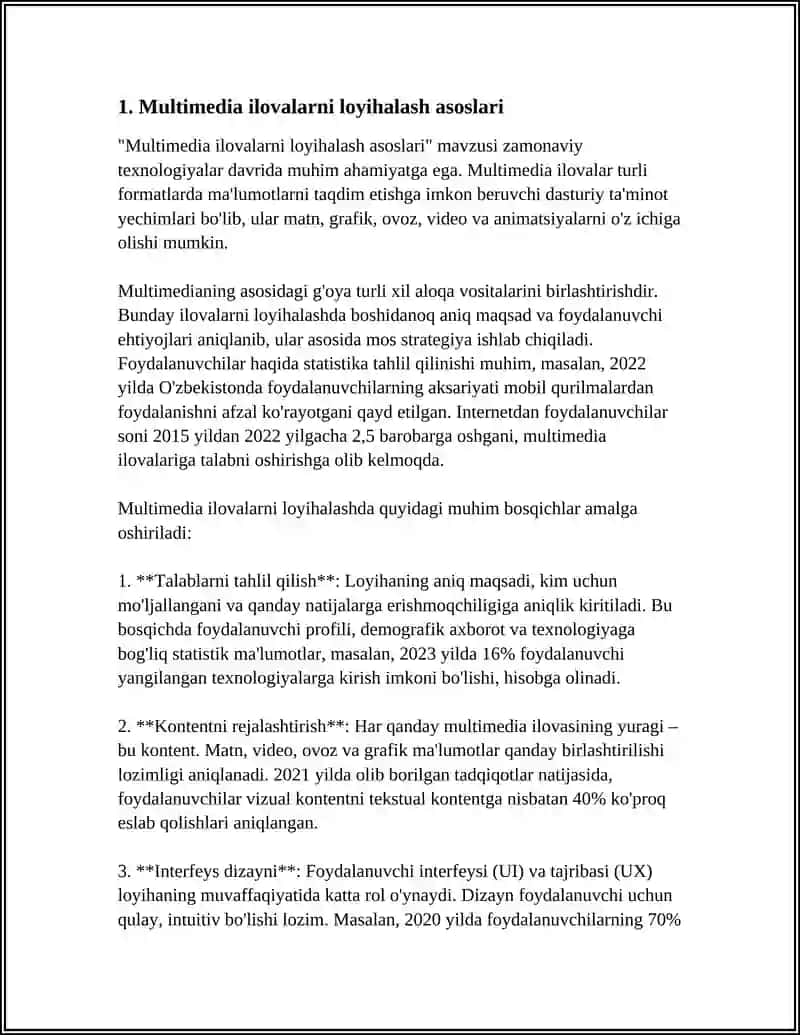 MULTIMEDIA ILOVALARINI YARATISH 3
