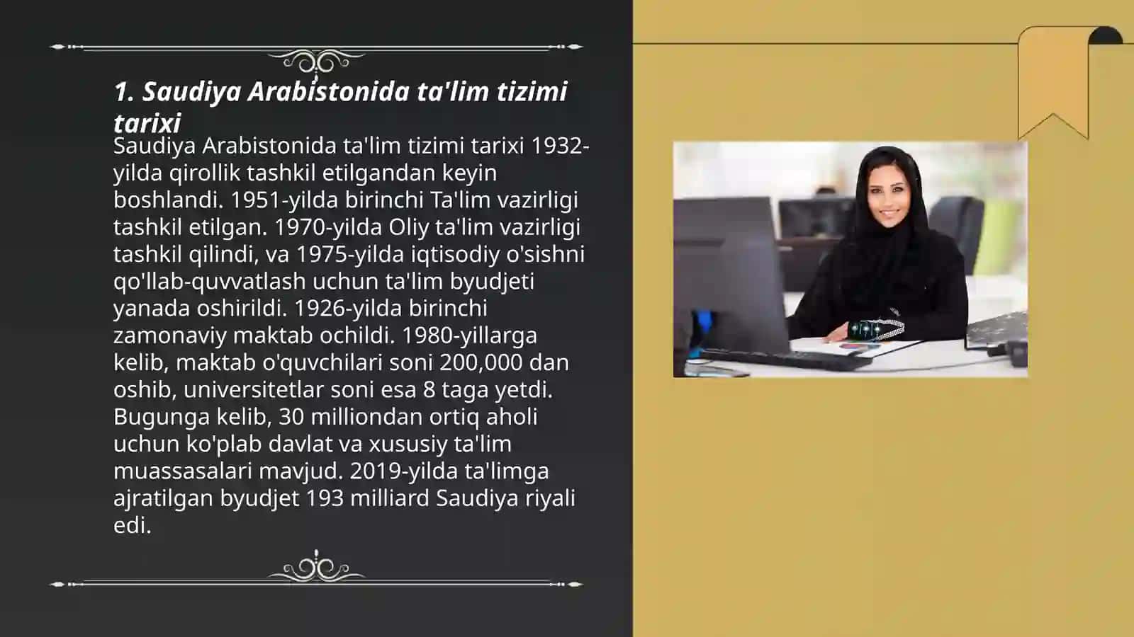 Saudiya Arabistoni talim tizimi 3