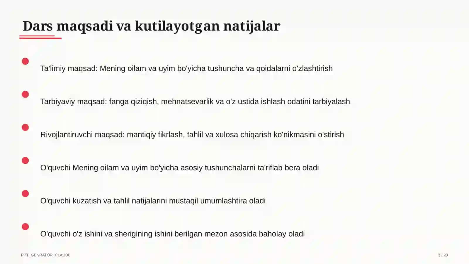 Mening oilam va uyim (1-sinf) 3