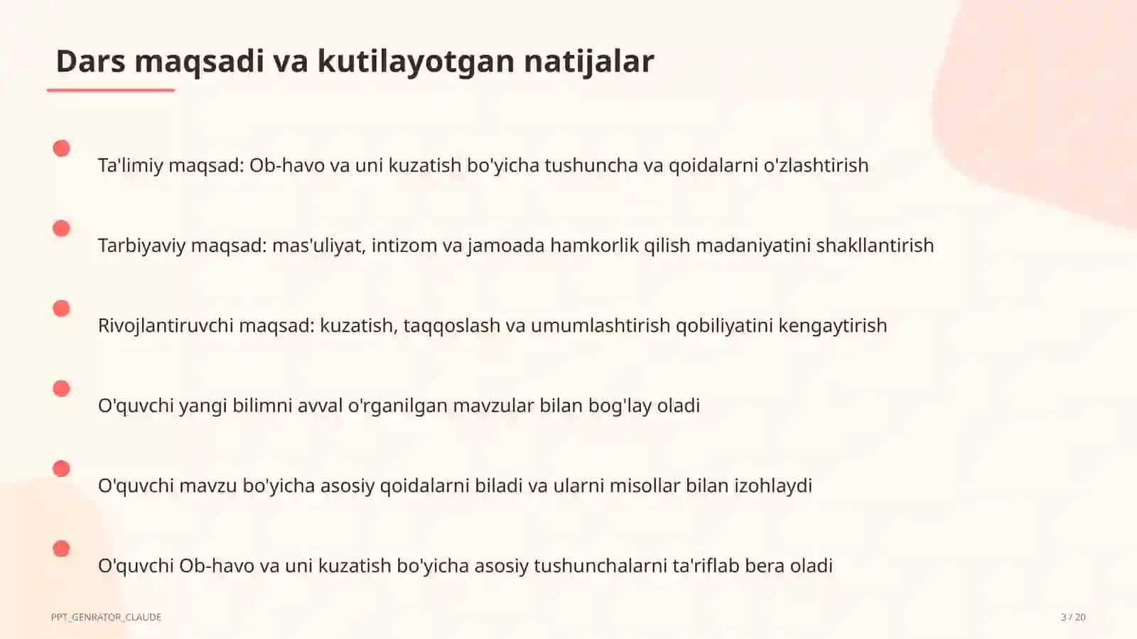 Ob-havo va uni kuzatish (2-sinf) 3
