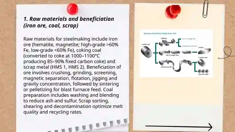 Study of steel production technology 3