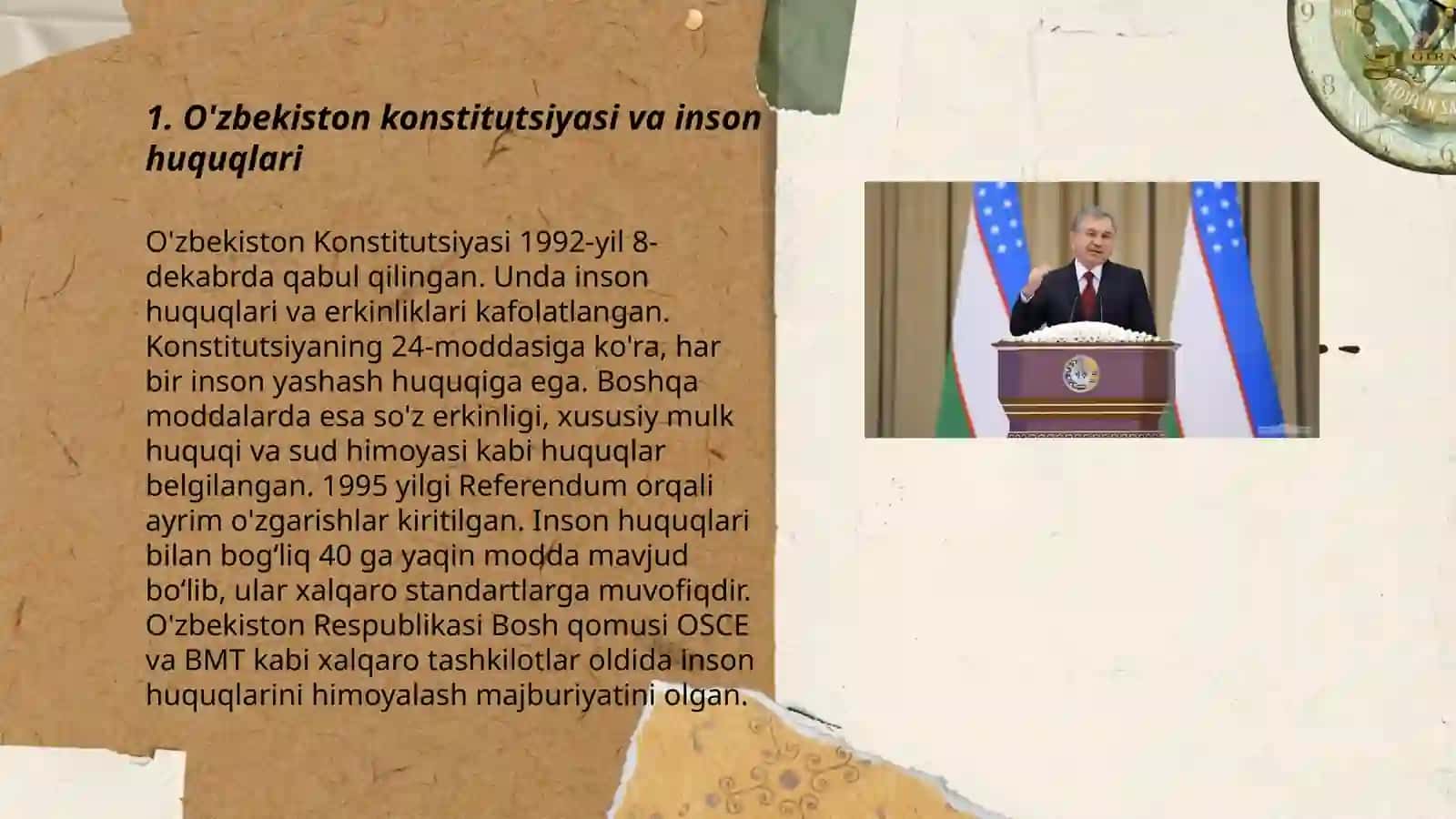 Yangi Oʻzbekistonda inson haq-huquqlari va erkinliklari kafolatining yaratilishi 3