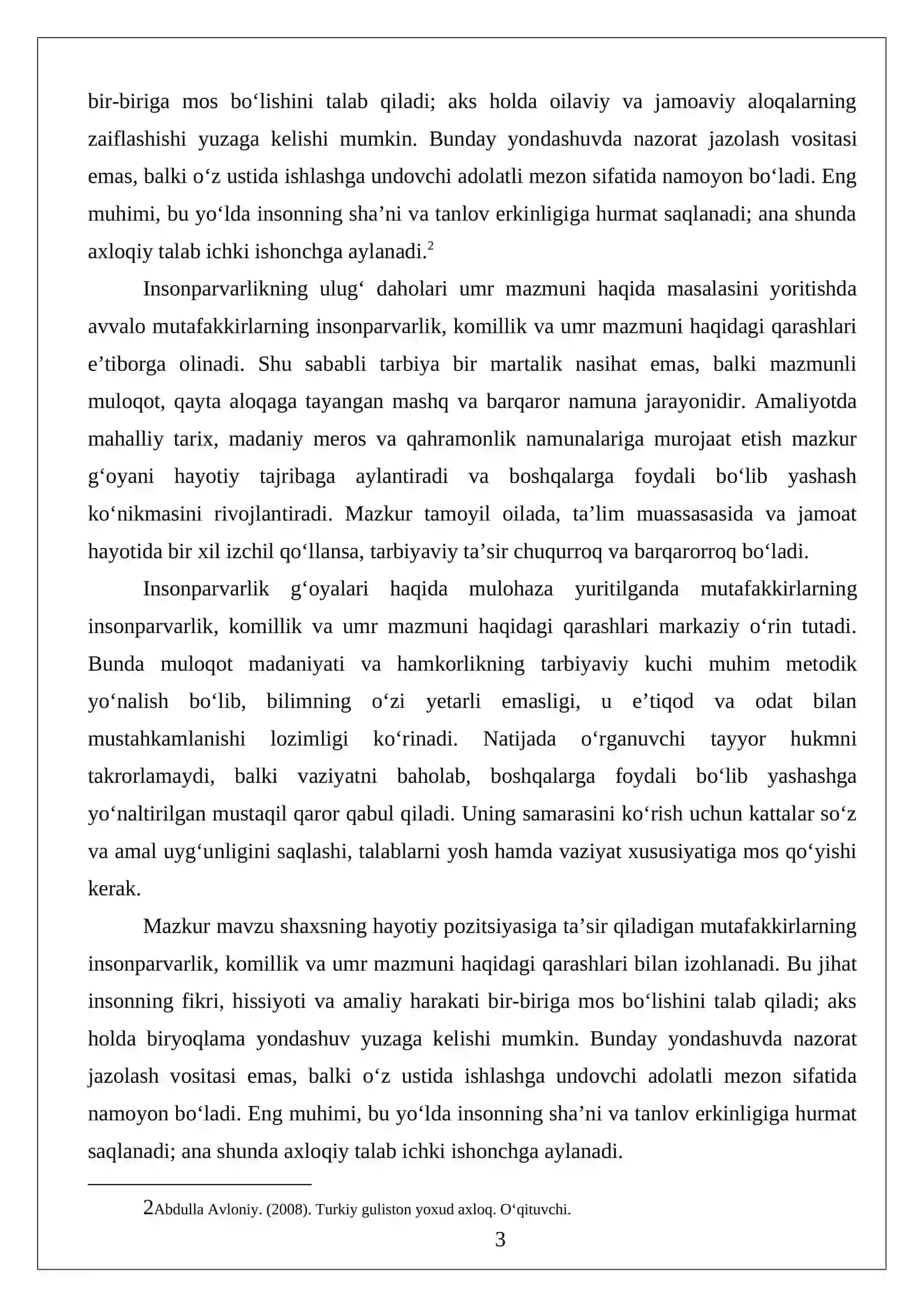 Insonparvarlikning ulug‘ daholari umr mazmuni haqida 3