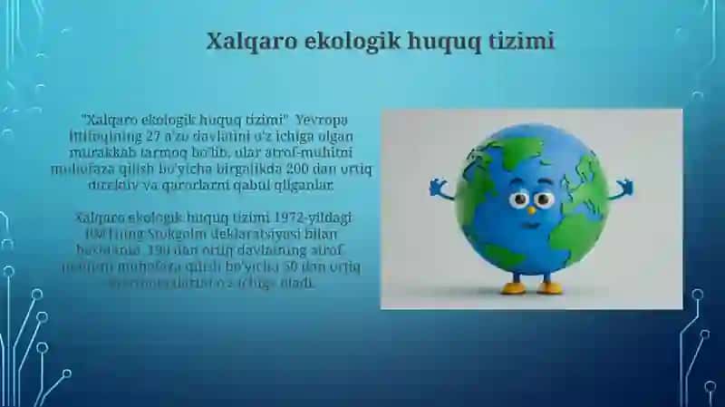 Xalqaro Ekologik Huquq Tizimlari 3