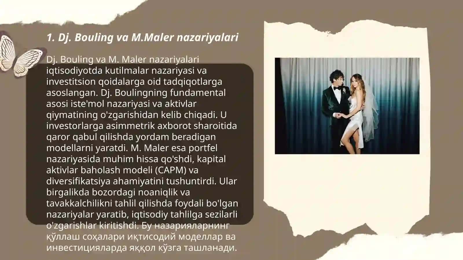 Psixoanalistiklarning ishlarida mehr va ajralish muammolari Dj. Bouling.M.Maler 3