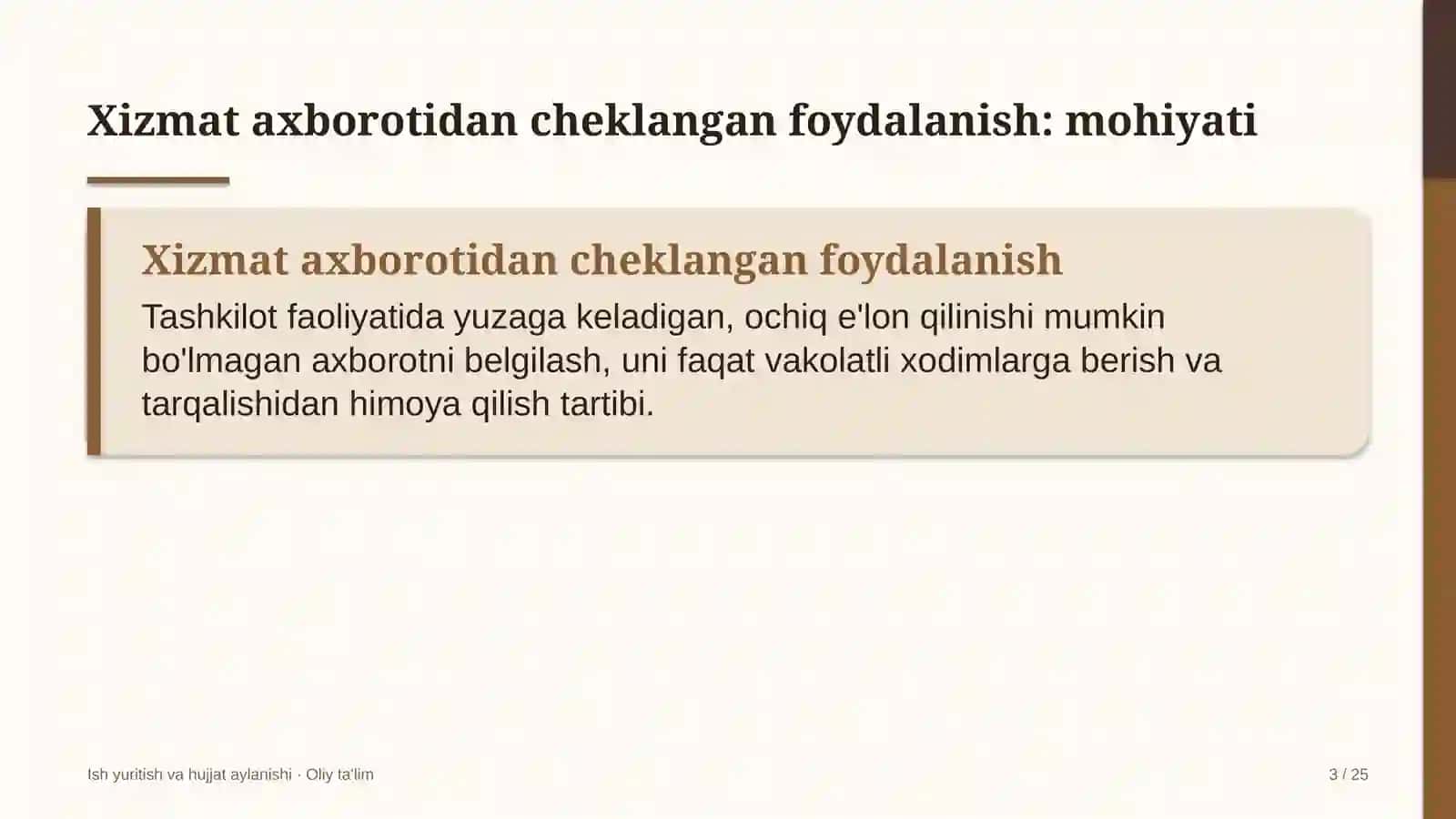 tuman sudlarida xizmat axborotidan cheklangan foydalanish 3503 3