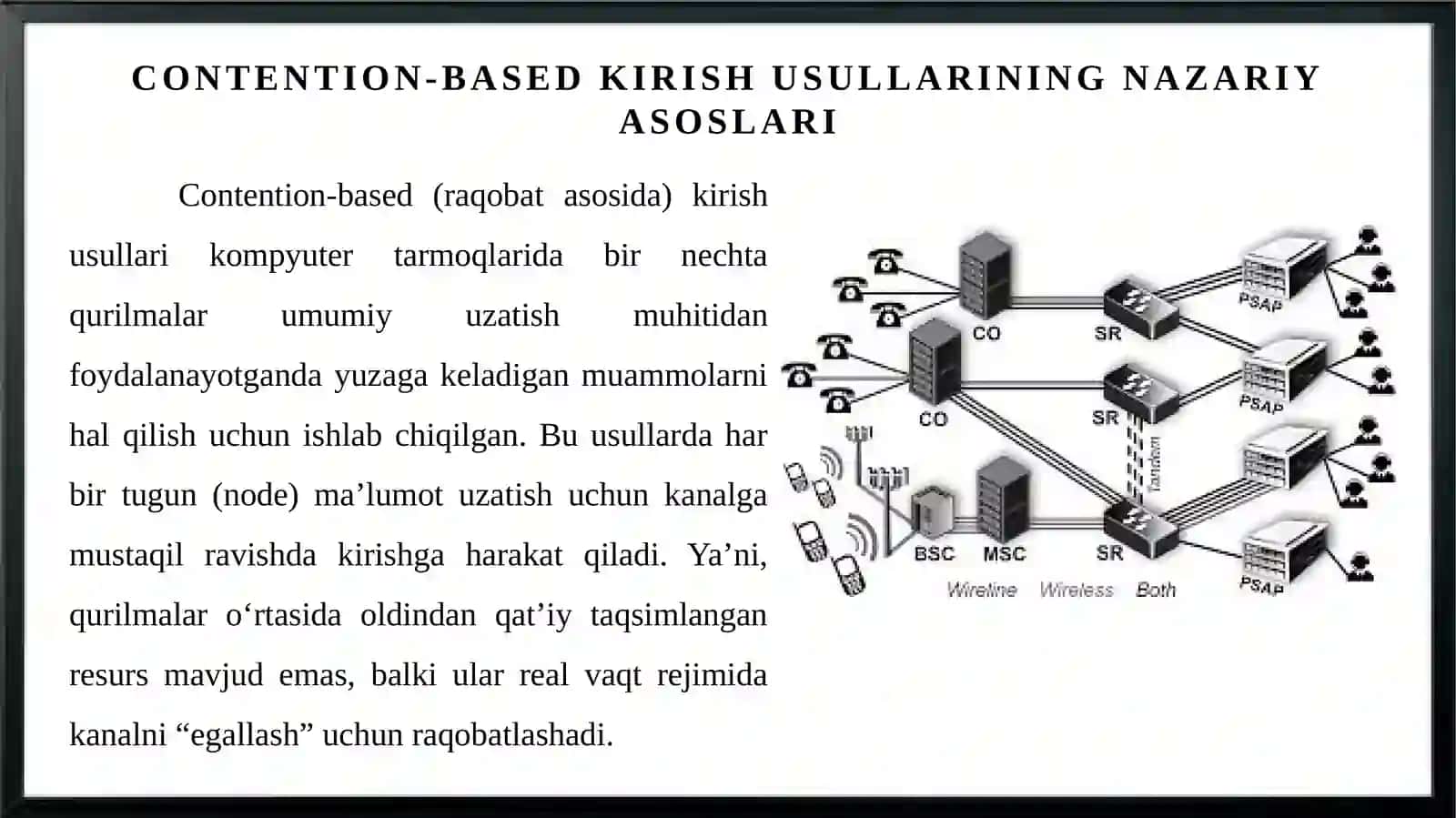 Contention-based va contention-free kirish 3