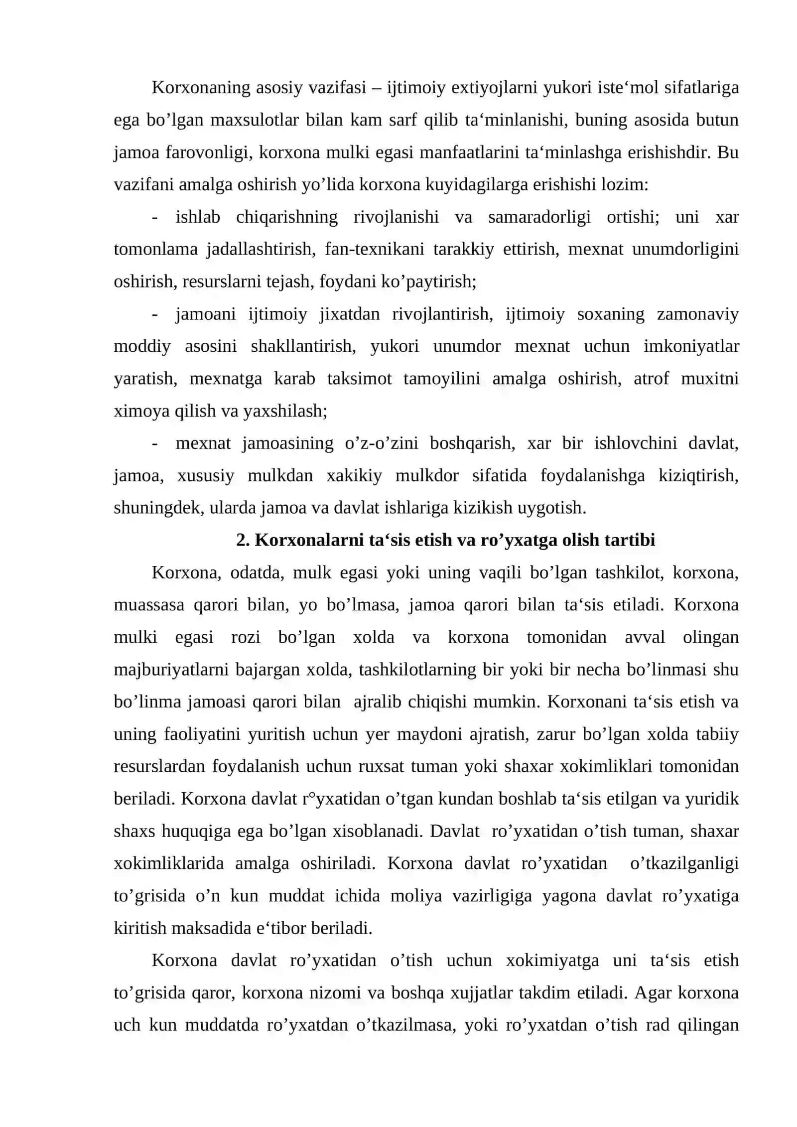 Korxonalar faoliyatini boshqarish 3