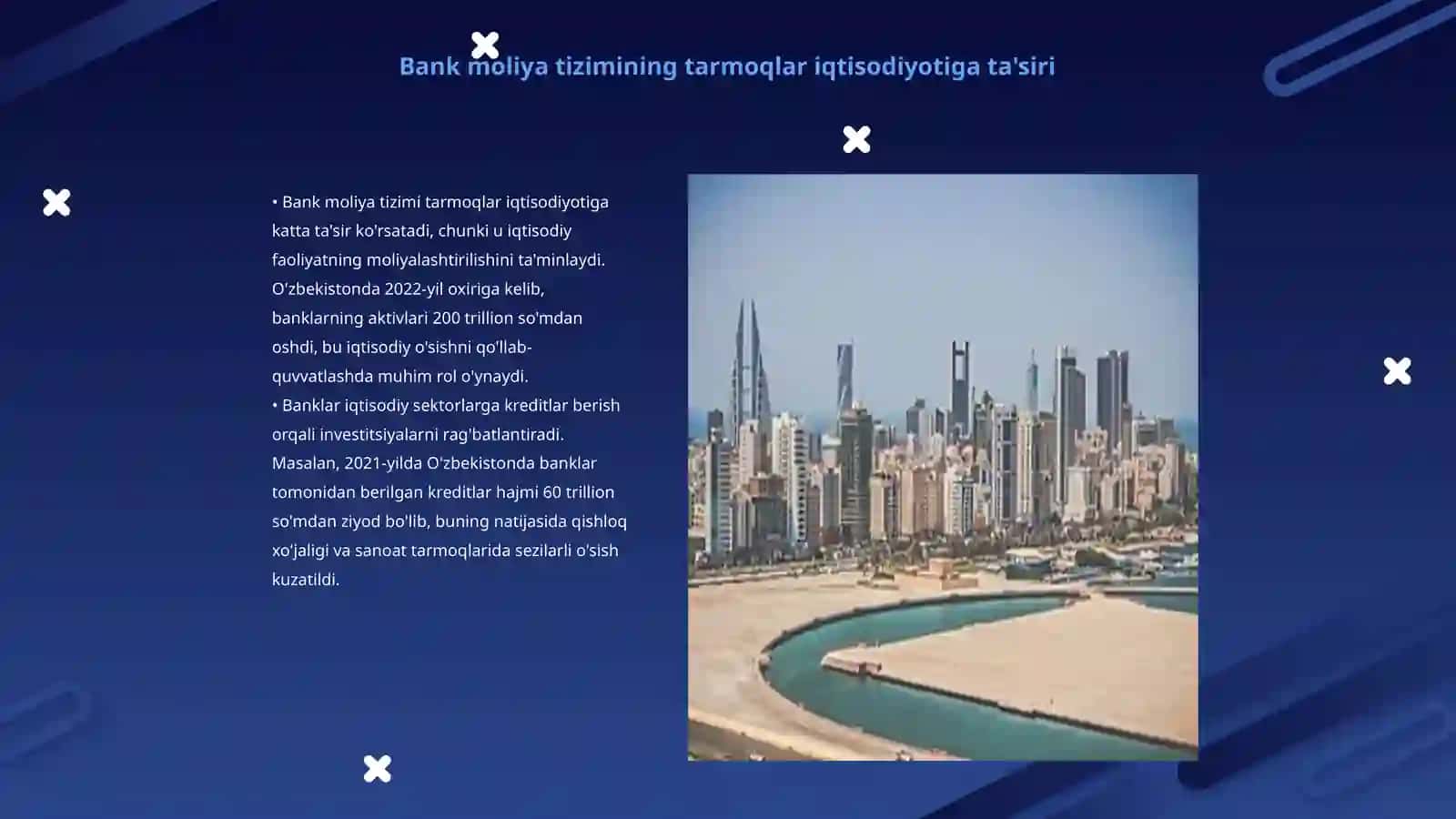 Bank Moliya tizimining tarmoqlar iqtisodiyotidagi o'rni 3