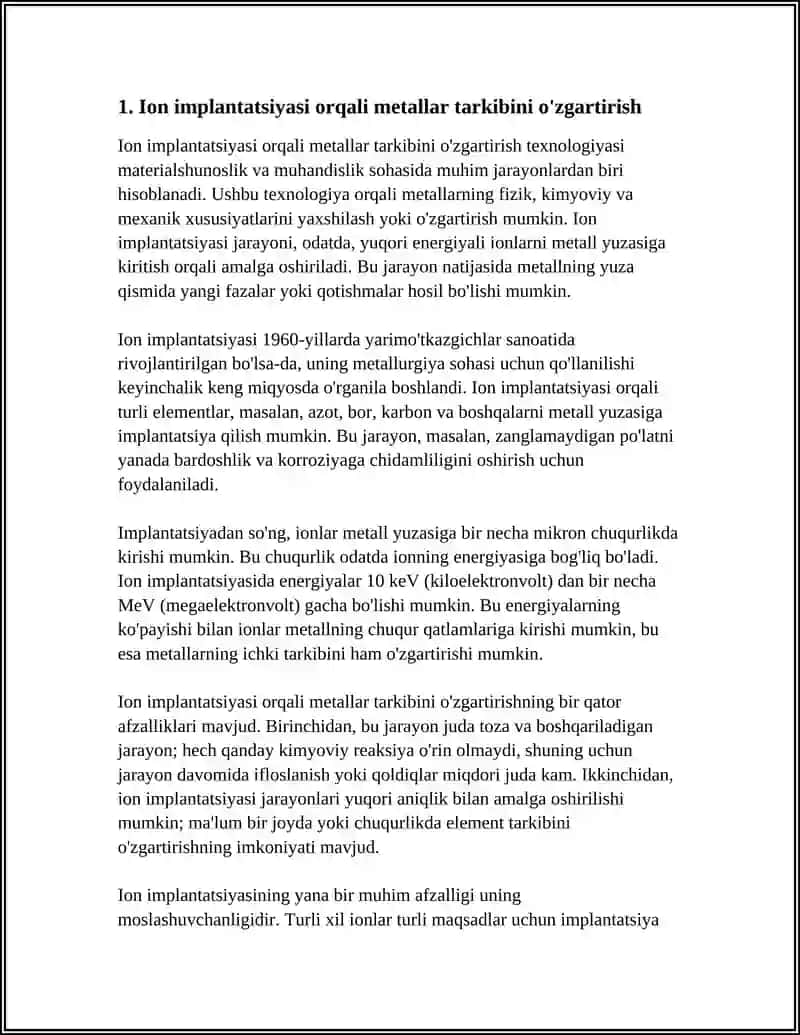 METALLAR TARKIBINI FIZIK USULLAR YORDAMIDA ÕZGARISH 3
