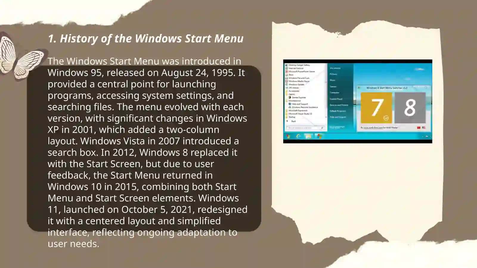 Windows start menu 3