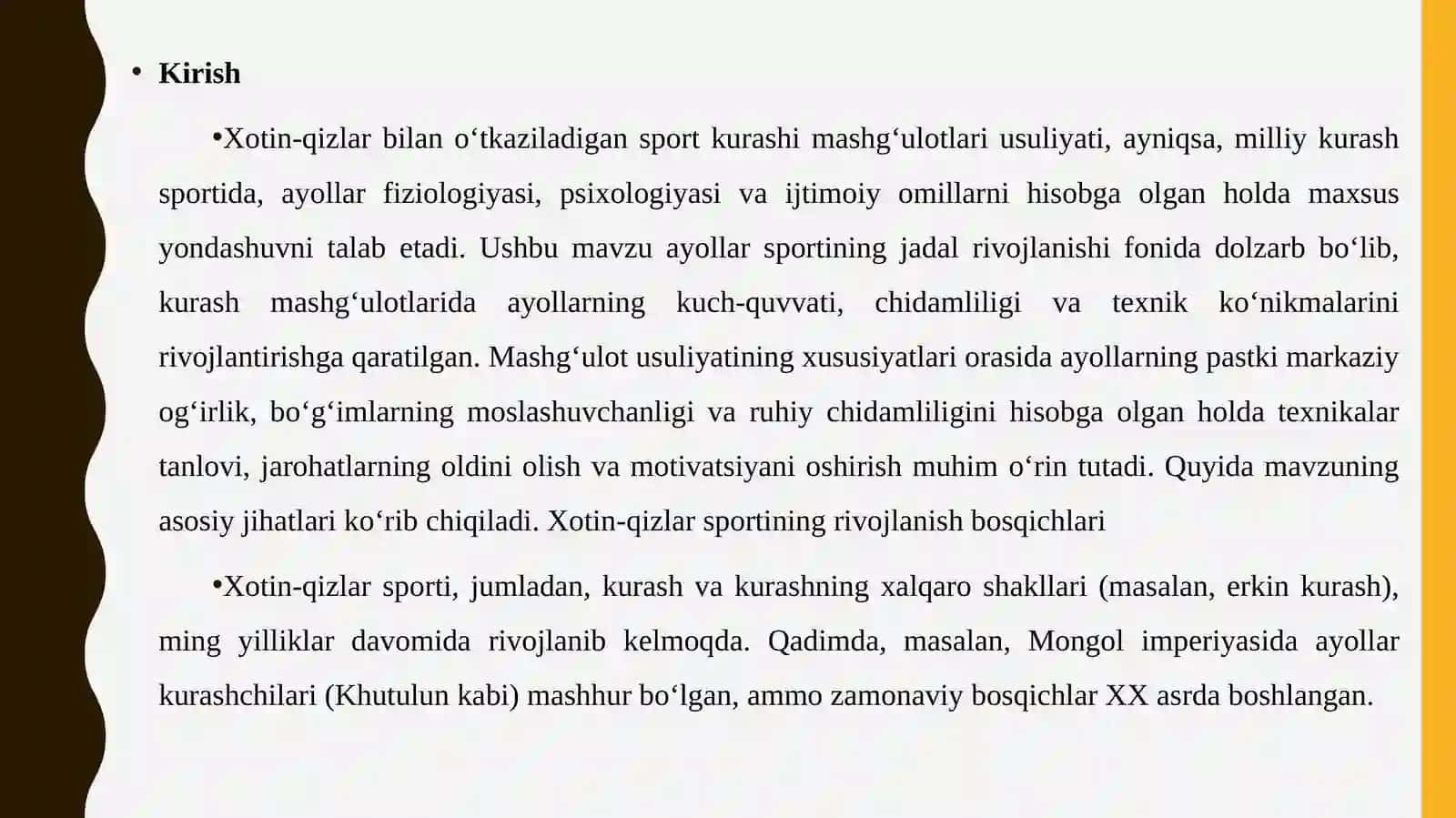 Xotin-qizlar bilan o‘tkaziladigan sport kurashimashg‘ulotlari usuliyati 3