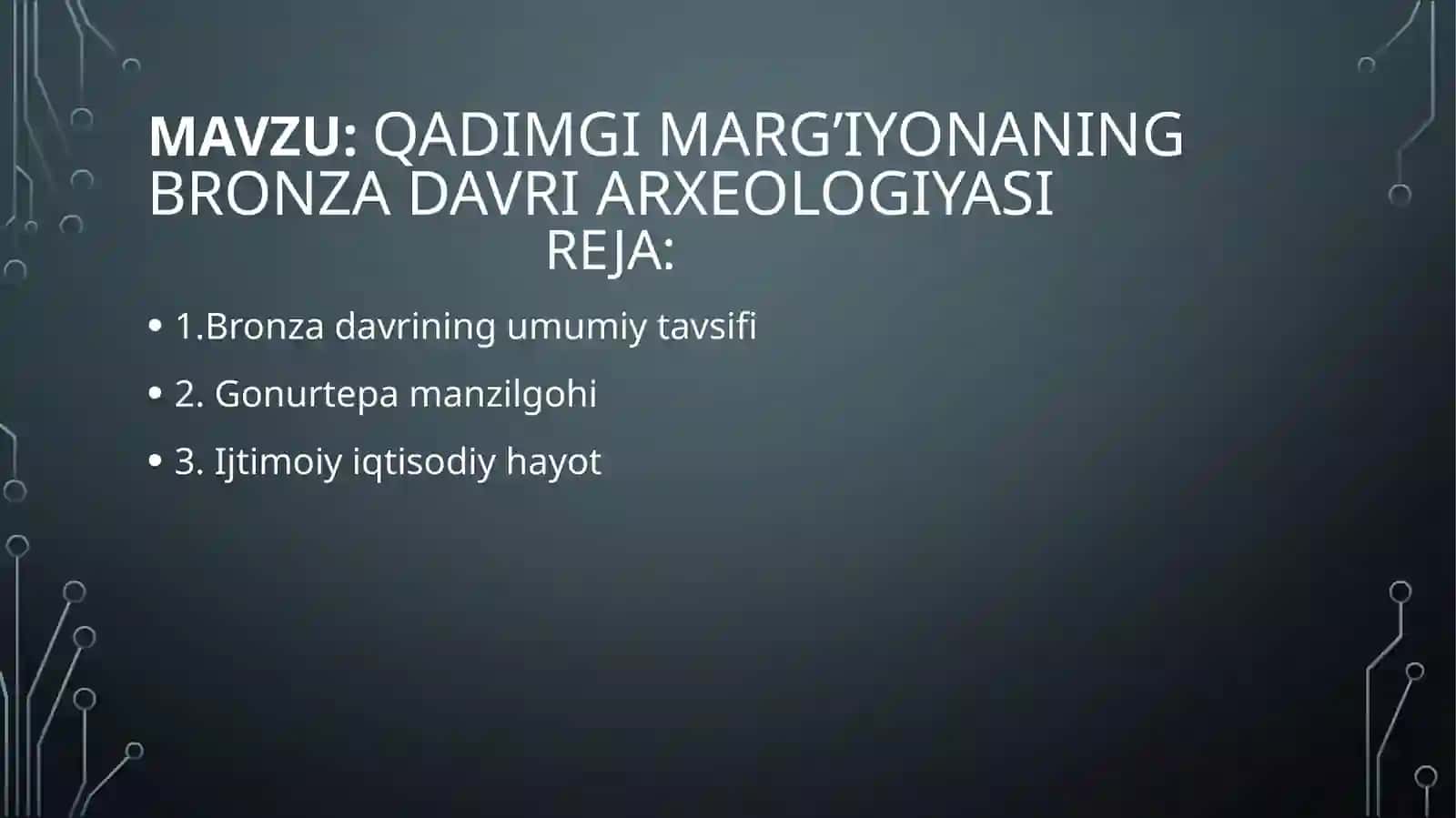qadimgi marg’iyonaning  bronza davri arxeologiyasi 3