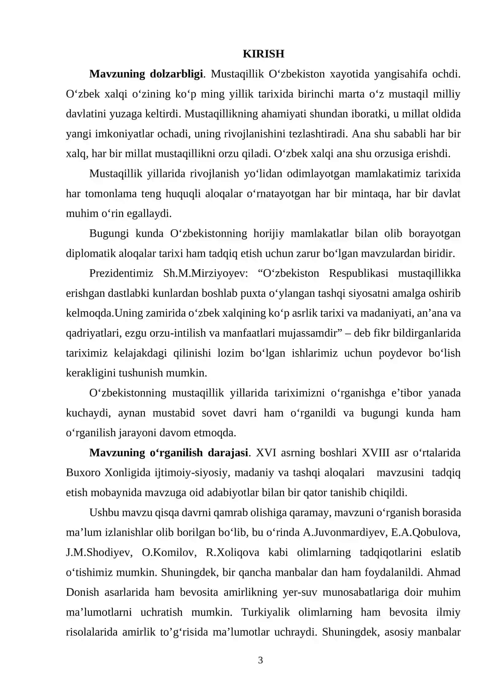 XVI asrning boshlari XVIII asr o‘rtalarida Buxoro Xonligida ijtimoiy-siyosiy, madaniy va tashqi aloqalari 3