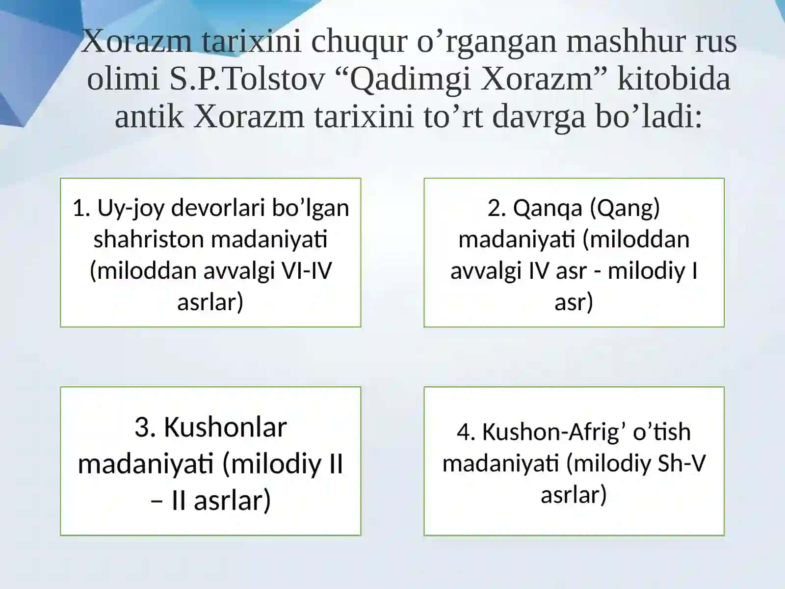 Xorazm arxeologiyasi 3