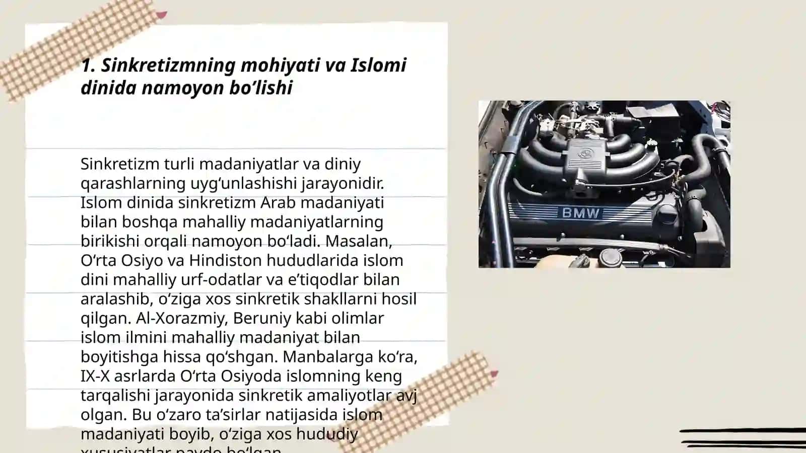 Islom va boshqa diniy aqidalar sinkretlashuvi natijasida shakllangan diniy ta'limotlar tarixi 3