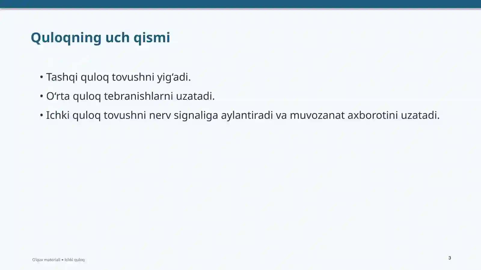 ICHKI QULOQ ANATOMIYASI VA FIZIOLOGIYASI 3
