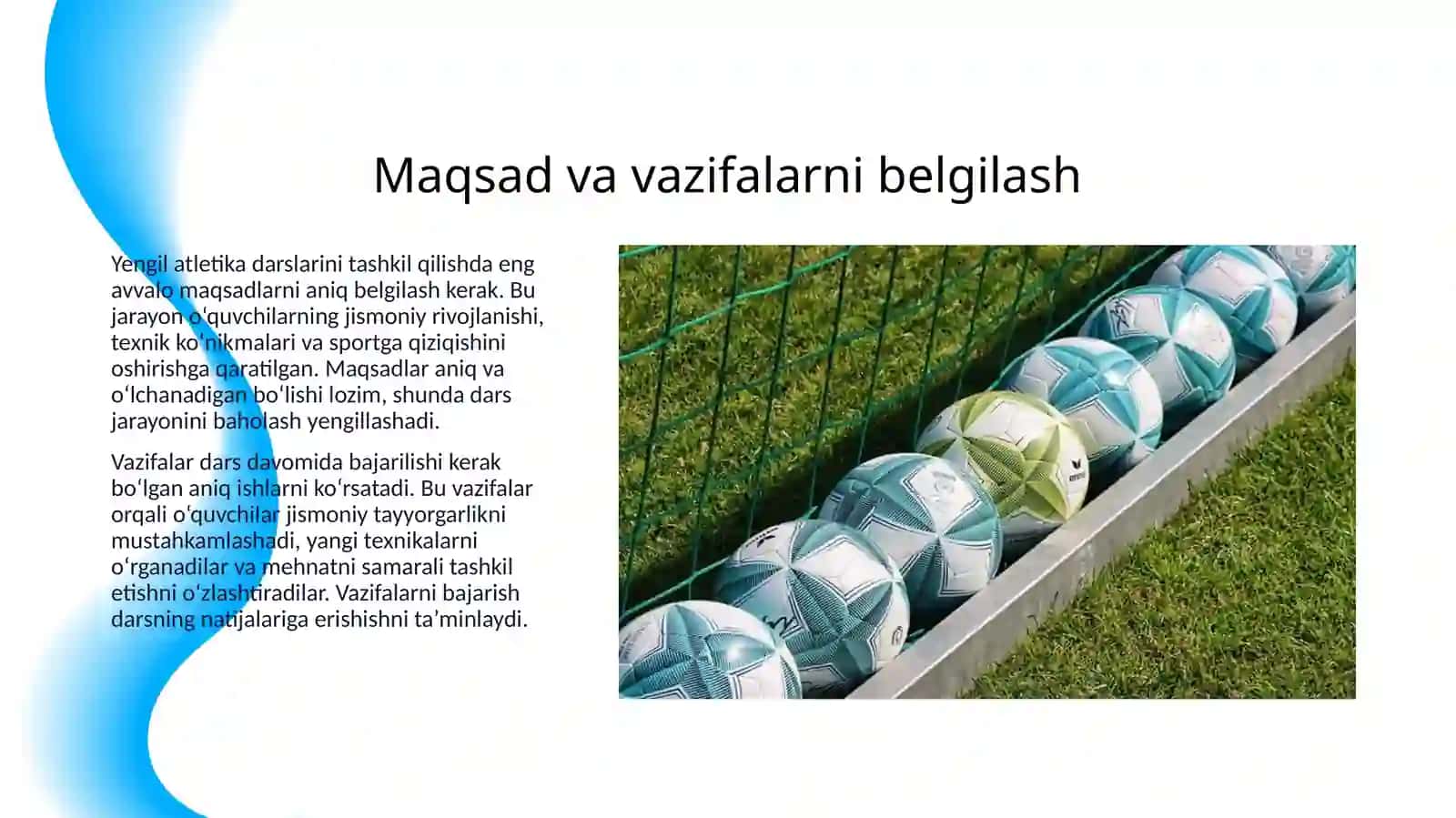 YENGIL ATLETIKA DARSLARINI TASHKIL QILISH VA O'TKAZISH METODIKASI 3