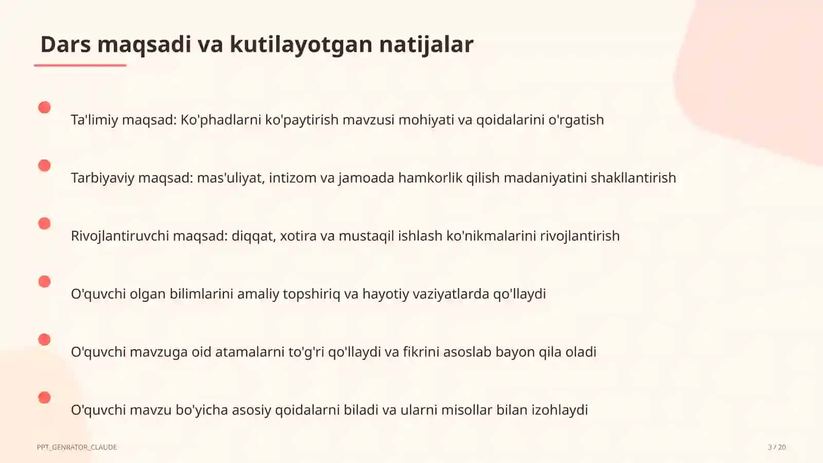 Ko'phadlarni ko'paytirish (7-sinf) 3