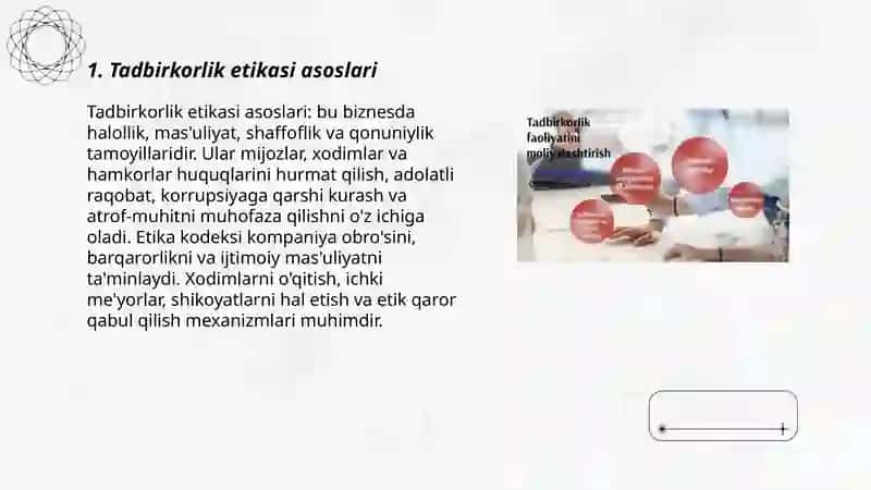 Tadbirkorlik etikasi va madaniyati 3