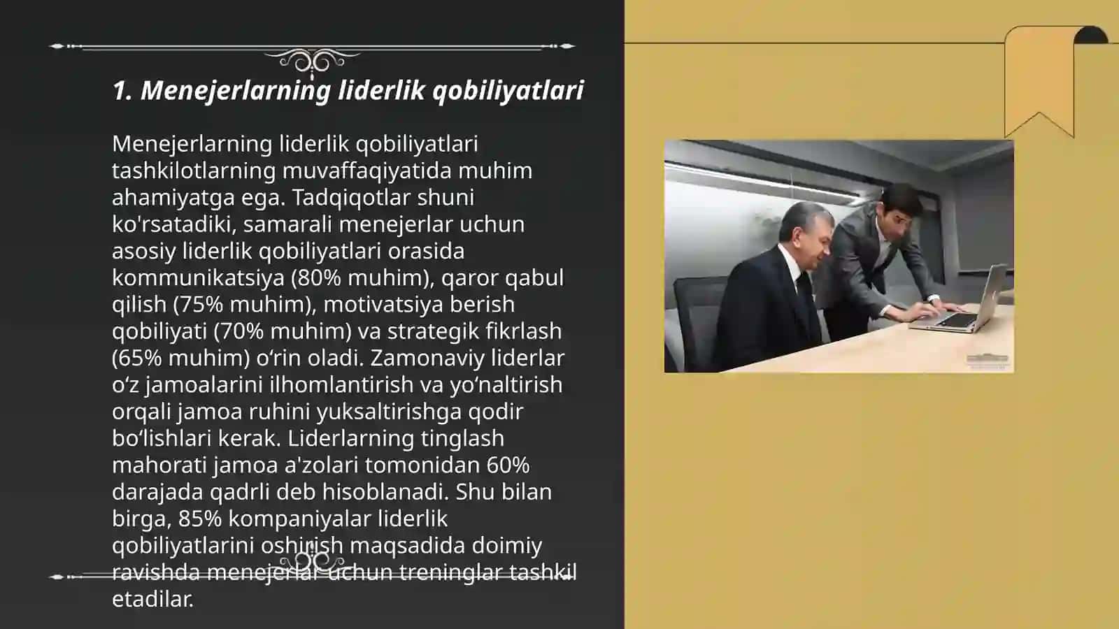 Hozirgi zamon biznesida menejerning shaxsiy va kasbiy (proffessional) sifatlari 3