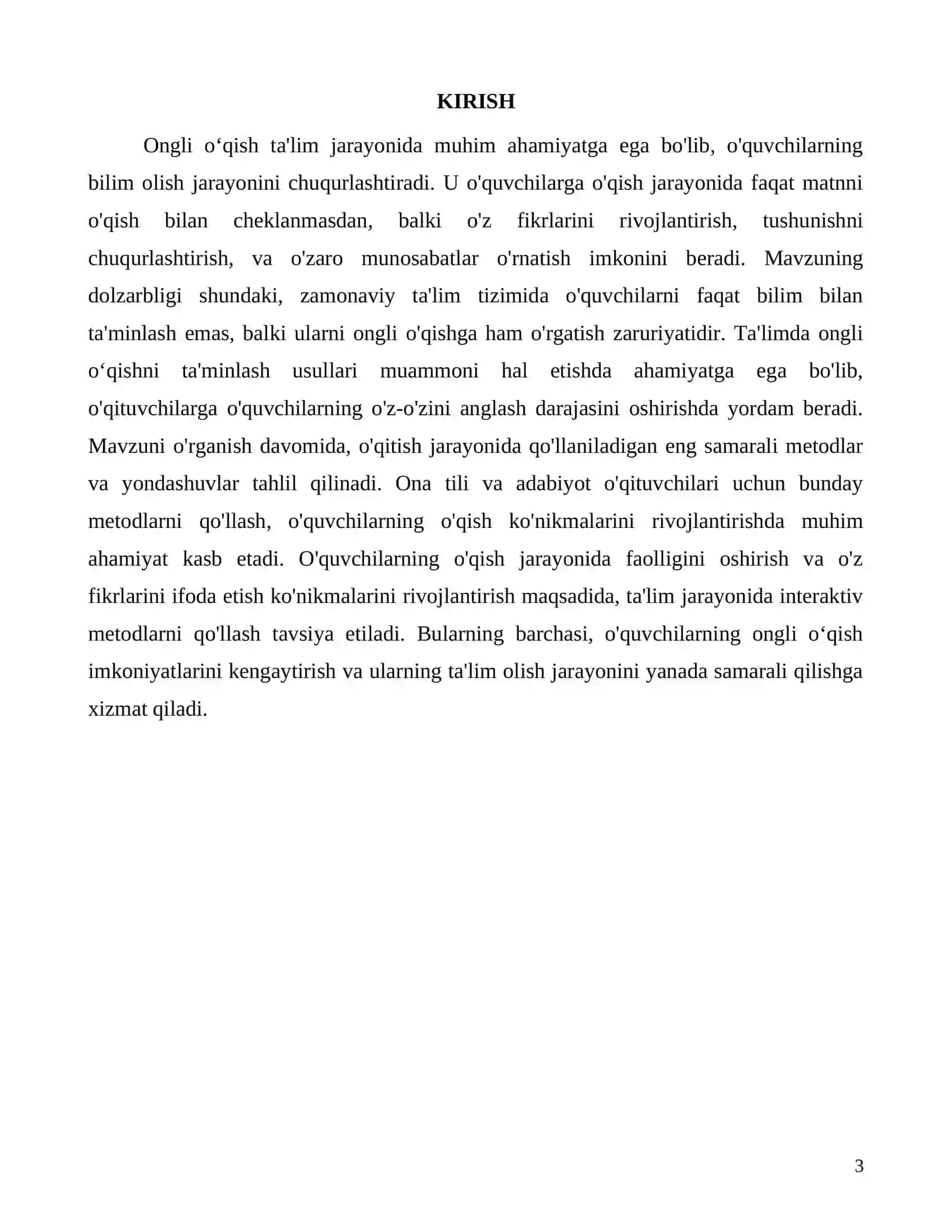 Ongli oʻqishni ta'minlash usullari va ularning ahamiyati 3