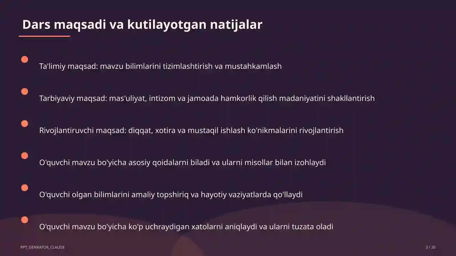 Relyef shakllari: tog'lar va tekisliklar (5-sinf) 3