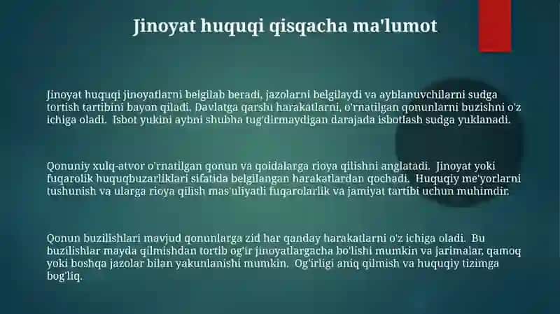 Huquqiy xulq-atvor va huquqbuzarlik 3