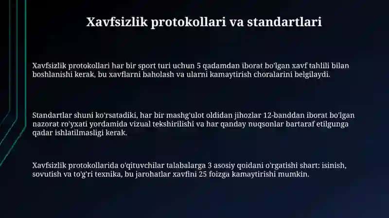 Xavfsizlik protokollari va jarohatlarning oldini olish strategiyalari 3