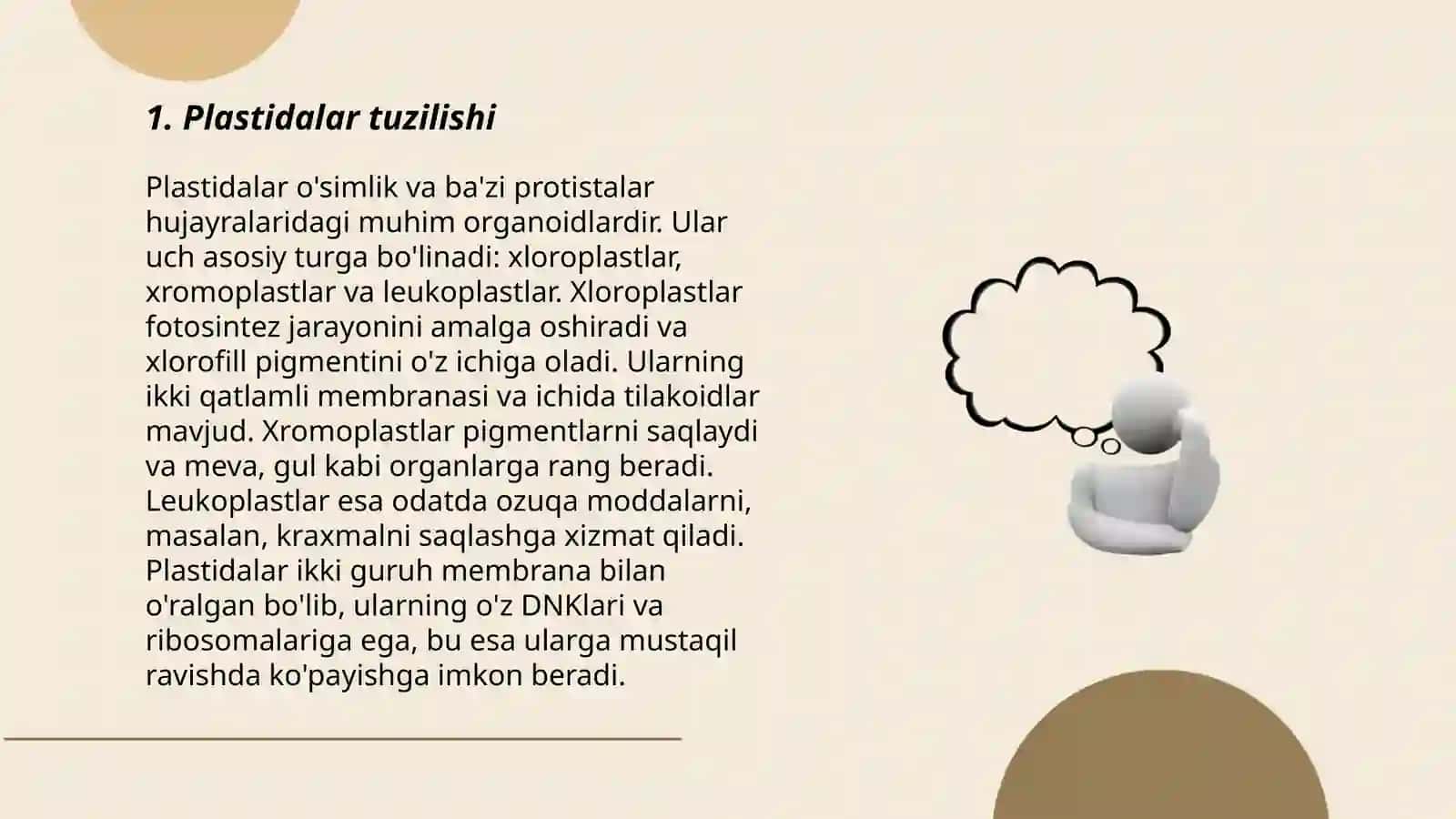 Plastida fermentlari va ularning fotosintezdagi òrni 3