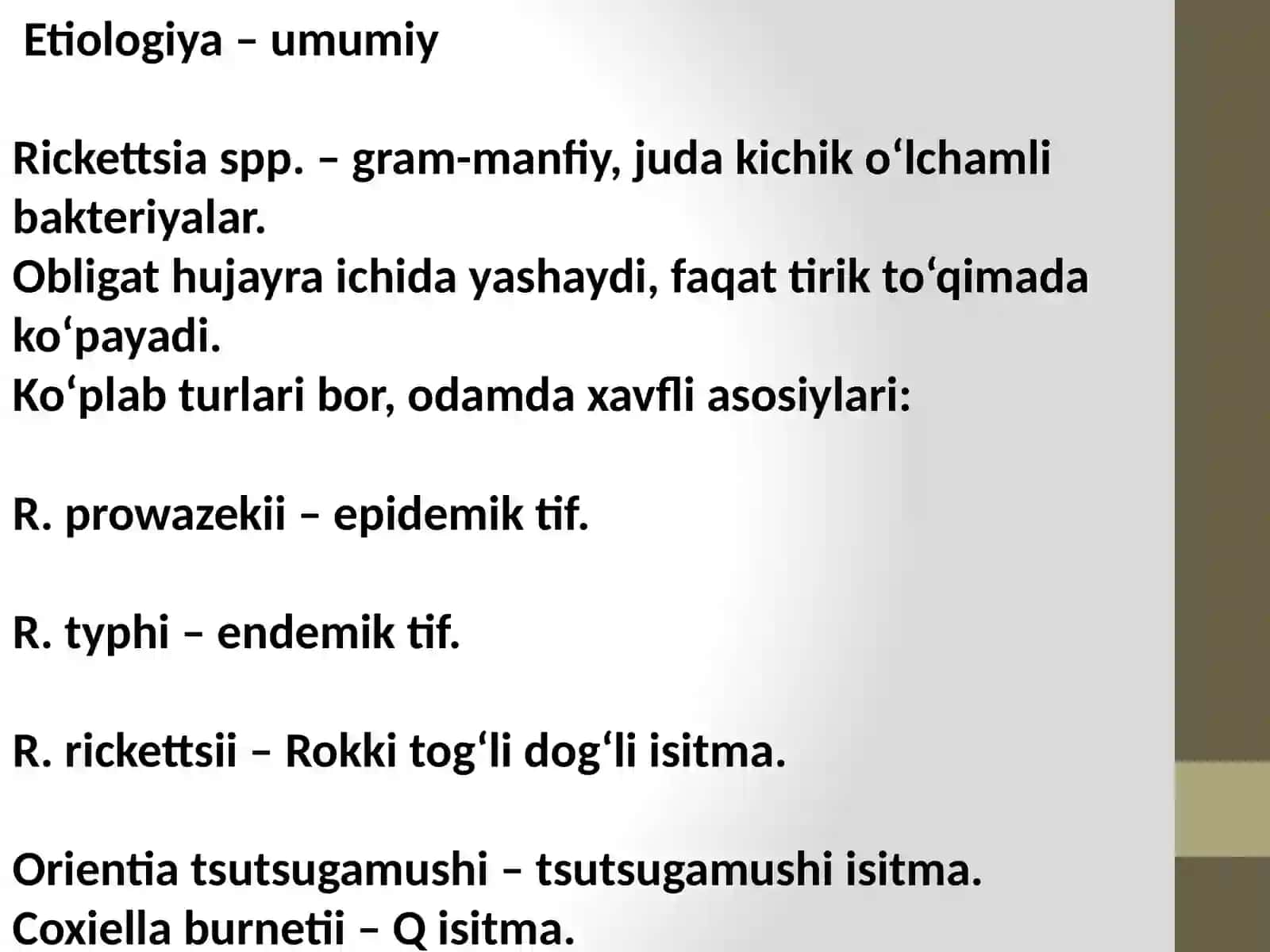 Rikketsiyalar 3