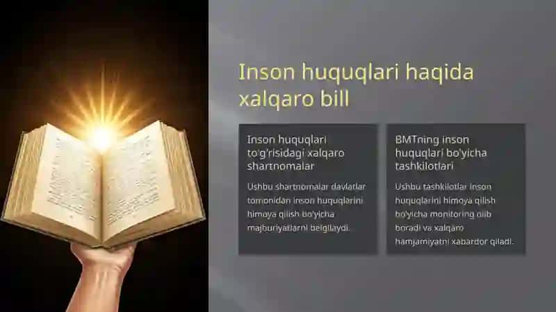 Inson huquqlari bo'yicha O'zbekiston Respublikasi Oliy Majlisi Vakilining huquqiy maqomi 3