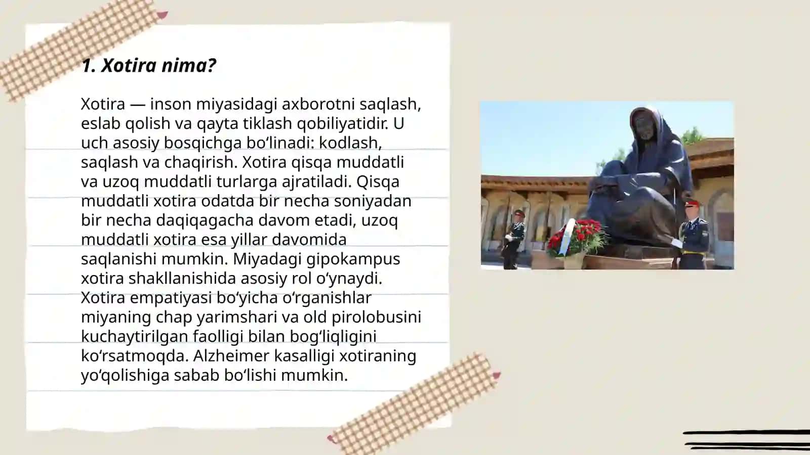 Xotira haqida tushuncha 3